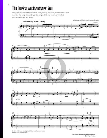 The Darktown Strutters' Ball Partitura