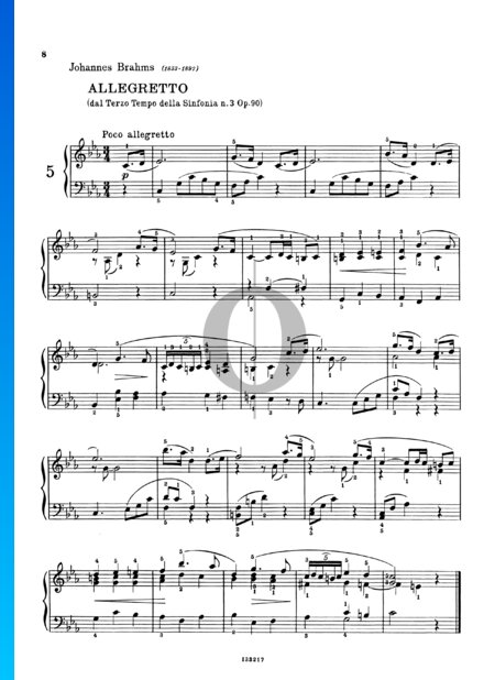 Symphonie Nr. 3 in F-Dur, Op. 90: 3. Poco allegretto