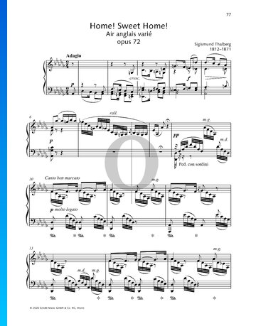 Home! Sweet Home! Sheet Music