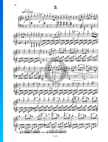 Sonata in C Major, Hob XVI: 35 Partitura