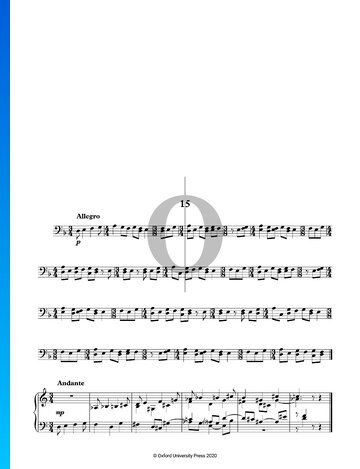 24 Preludes and Fugues: No. 15 in D Minor Spartito