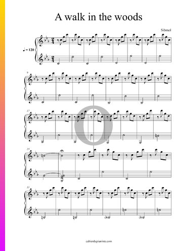 A walk in the woods Sheet Music