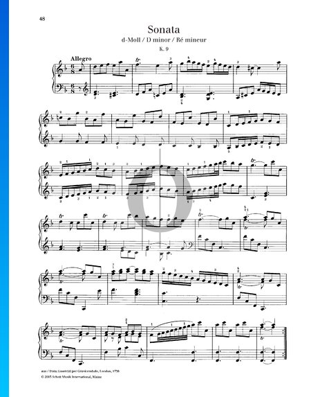 Sonata in D Minor, K. 9