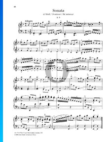 Sonate in d-Moll, K. 9