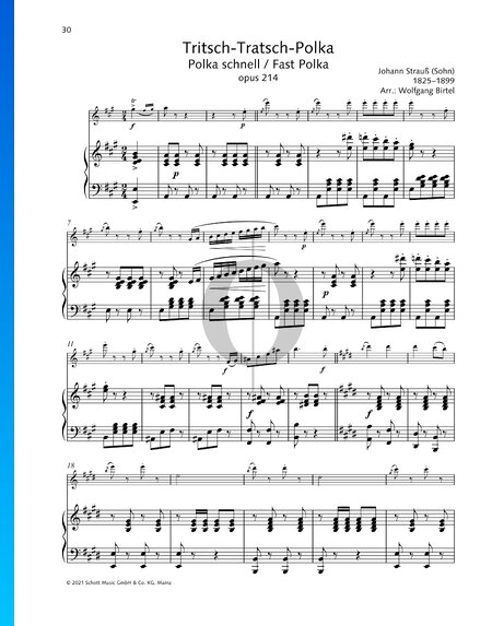 Tritsch-Trasch Polka, Op. 214