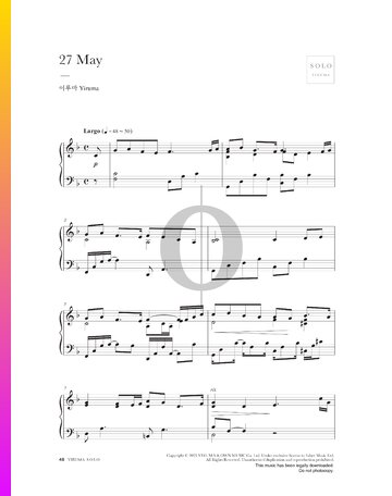 27 May Sheet Music