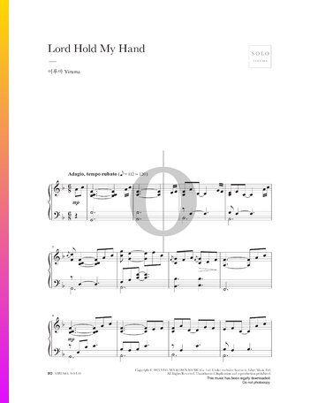 Lord Hold My Hand Sheet Music