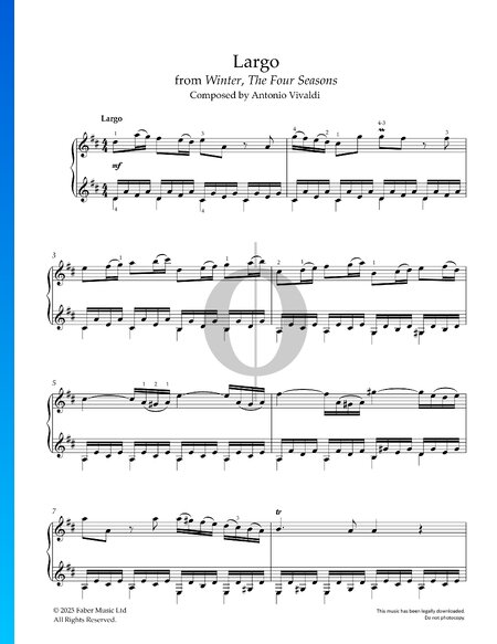L’Inverno – Der Winter, Op. 8, RV 297: 2. Largo