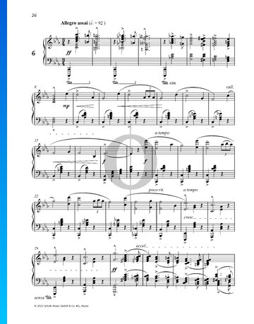 Partition Waltz in C Minor, Op. 71 No. 6