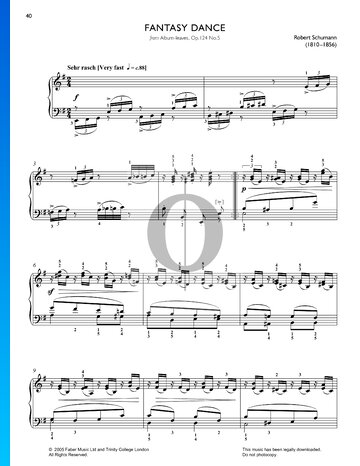 Albumblätter, Op. 124: Nr. 5 Phantasietanz Musik-Noten