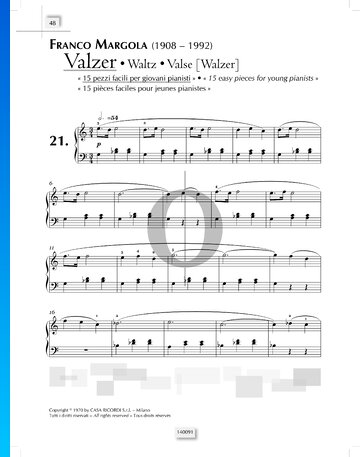 Walzer Musik-Noten