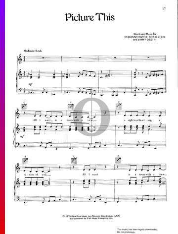 Picture This Sheet Music