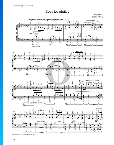 Sous les Étoiles, Op. 65 No. 4
