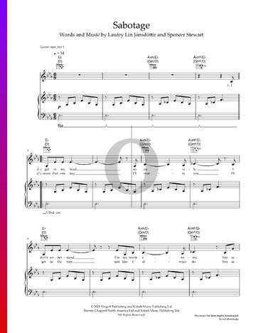 Sabotage Sheet Music