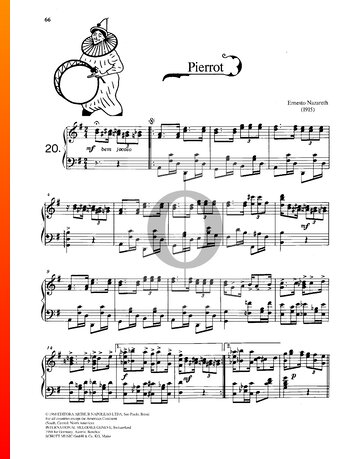 Pierrot Musik-Noten