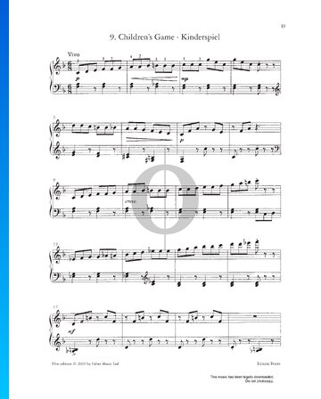 Children's Game, Op. 65 No. 9 Sheet Music