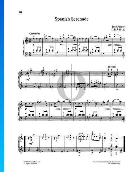 Sérénade Espagnole, Op. 34