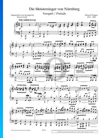 Die Meistersinger von Nürnberg: Prelude Sheet Music