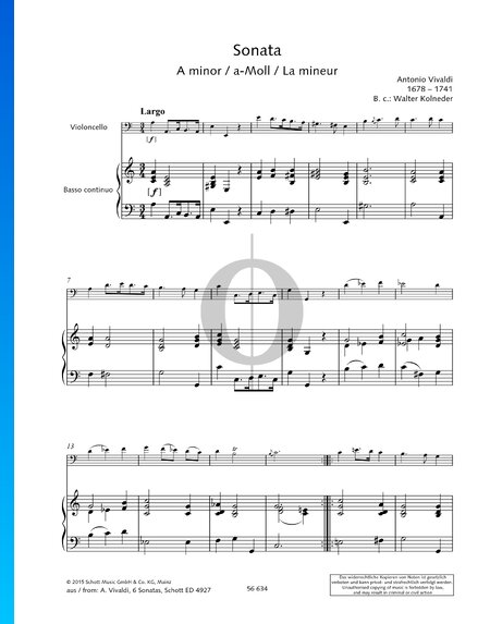 Sonata in A Minor No.3, RV43