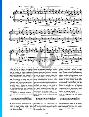 Étude in A-flat Major, Op. 10 No. 10 Spartito