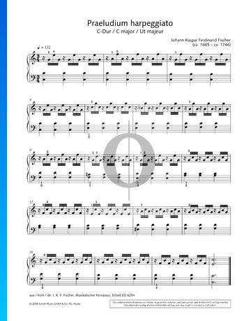 Prelude Harpeggiato in C-Dur Musik-Noten