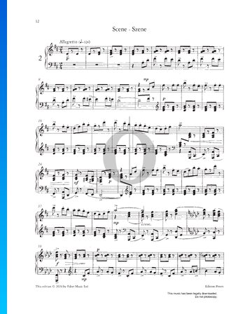 Romeo und Julia, Op. 75: Szene Musik-Noten