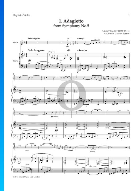 Symphony No. 5: Adagietto
