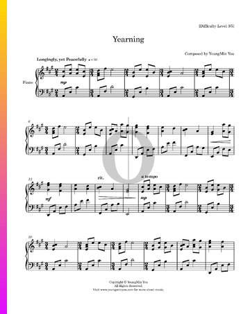 Yearning Sheet Music
