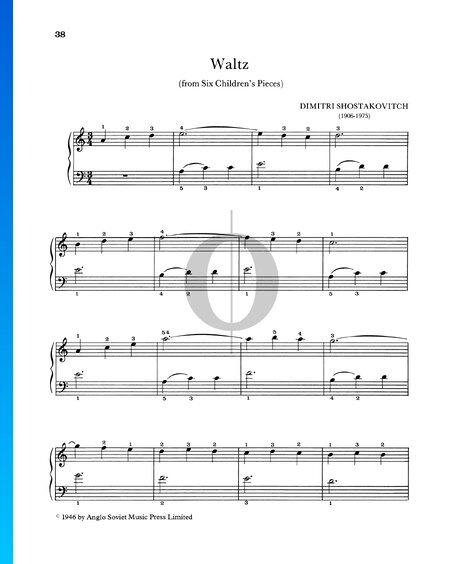 Kinderalbum Op. 69: Nr. 2 Walzer