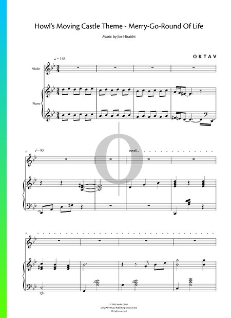 Howl's Moving Castle Theme: The Merry-Go-Round Of Life