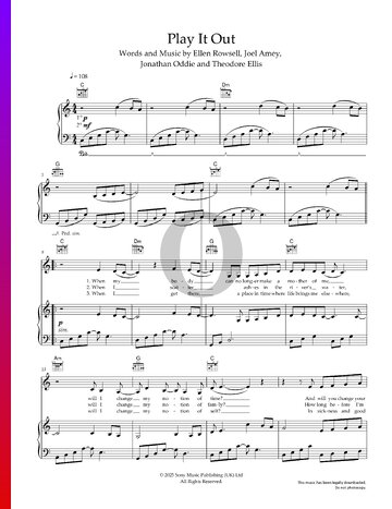 Play It Out Sheet Music
