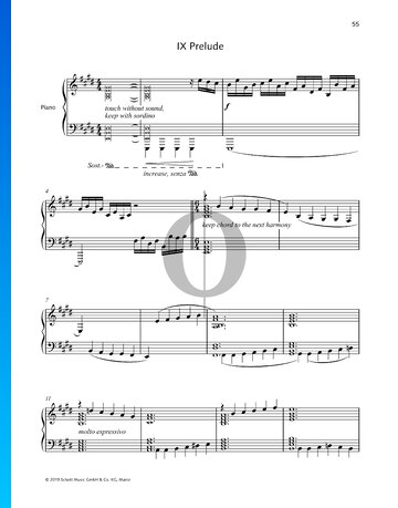 Suite No. 5 E Major, HWV 430: 1. Prelude Sheet Music