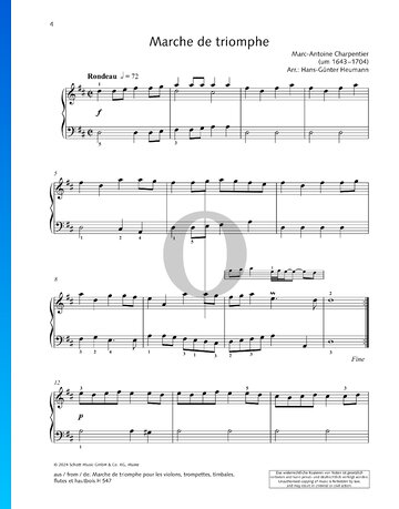 Marche de triomphe Sheet Music