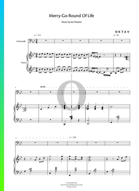 Howl's Moving Castle Theme: The Merry-Go-Round Of Life