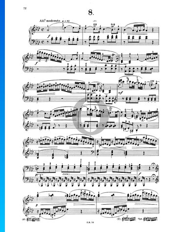Sonata in A-flat Major, Hob XVI: 46 Spartito
