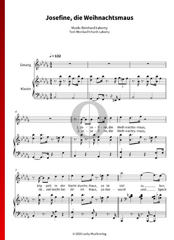 Partition Josefine, die Weihnachtsmaus