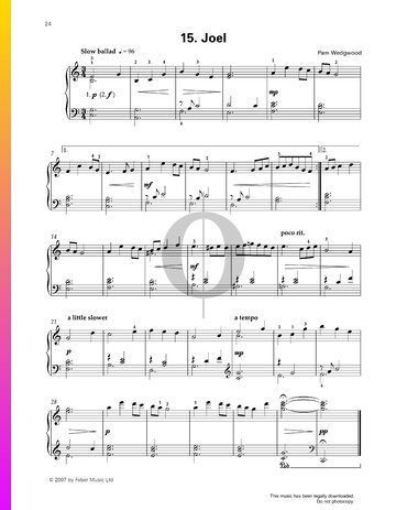 Joel Sheet Music