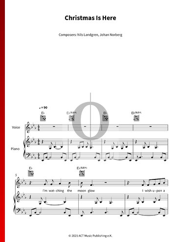 Christmas Is Here Sheet Music