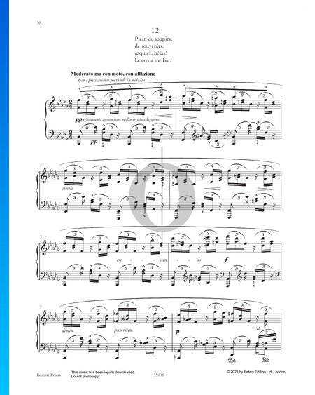 Etude in B-flat Minor: Plein de soupirs...