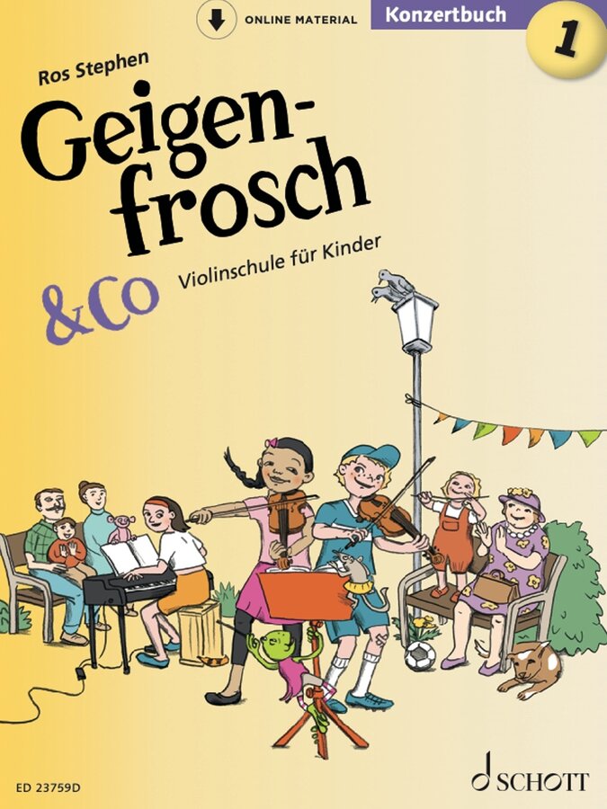 Geigenfrosch & Co: Konzertbuch 1