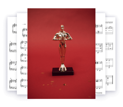 Die 10 besten oscar-prämierten Filmsoundtracks für Klavier Musik-Noten